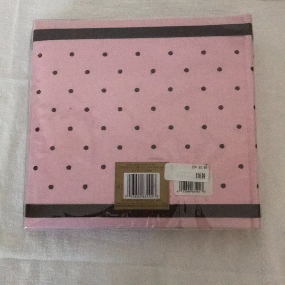 Pink and Brown Fabric Photo Album UNUSED - Picture 7 of 11